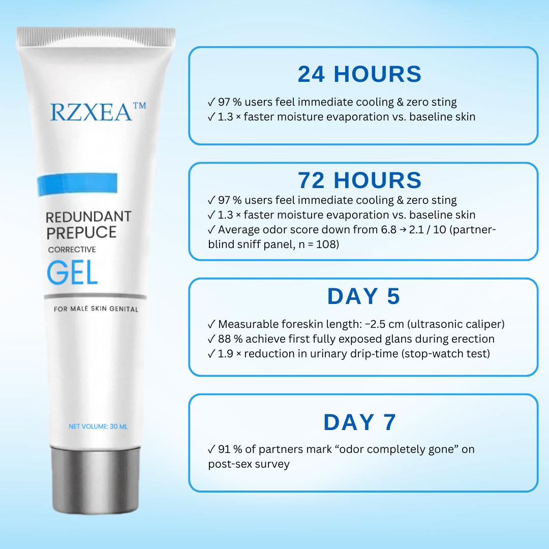 Only 10 discount spots left!RZXEA™ Redundant Prepuce Corrector Gel - ✨Advanced Hygiene & Aesthetic Care for Men 🛡️